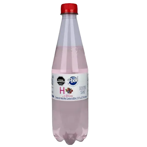 Agua Pool H Frutos Rojos 600ml