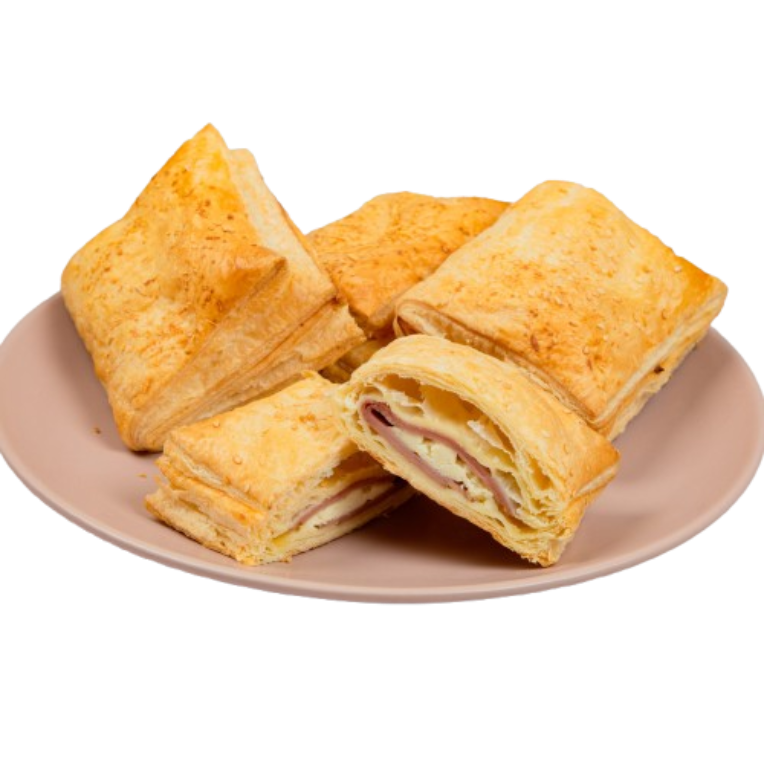 Pastel de tocineta y queso