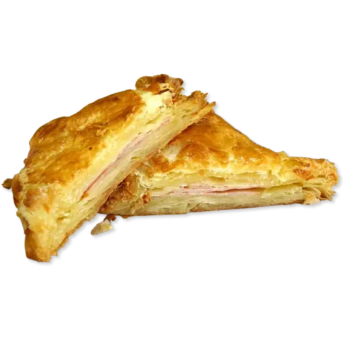 Pastel de jamón y queso